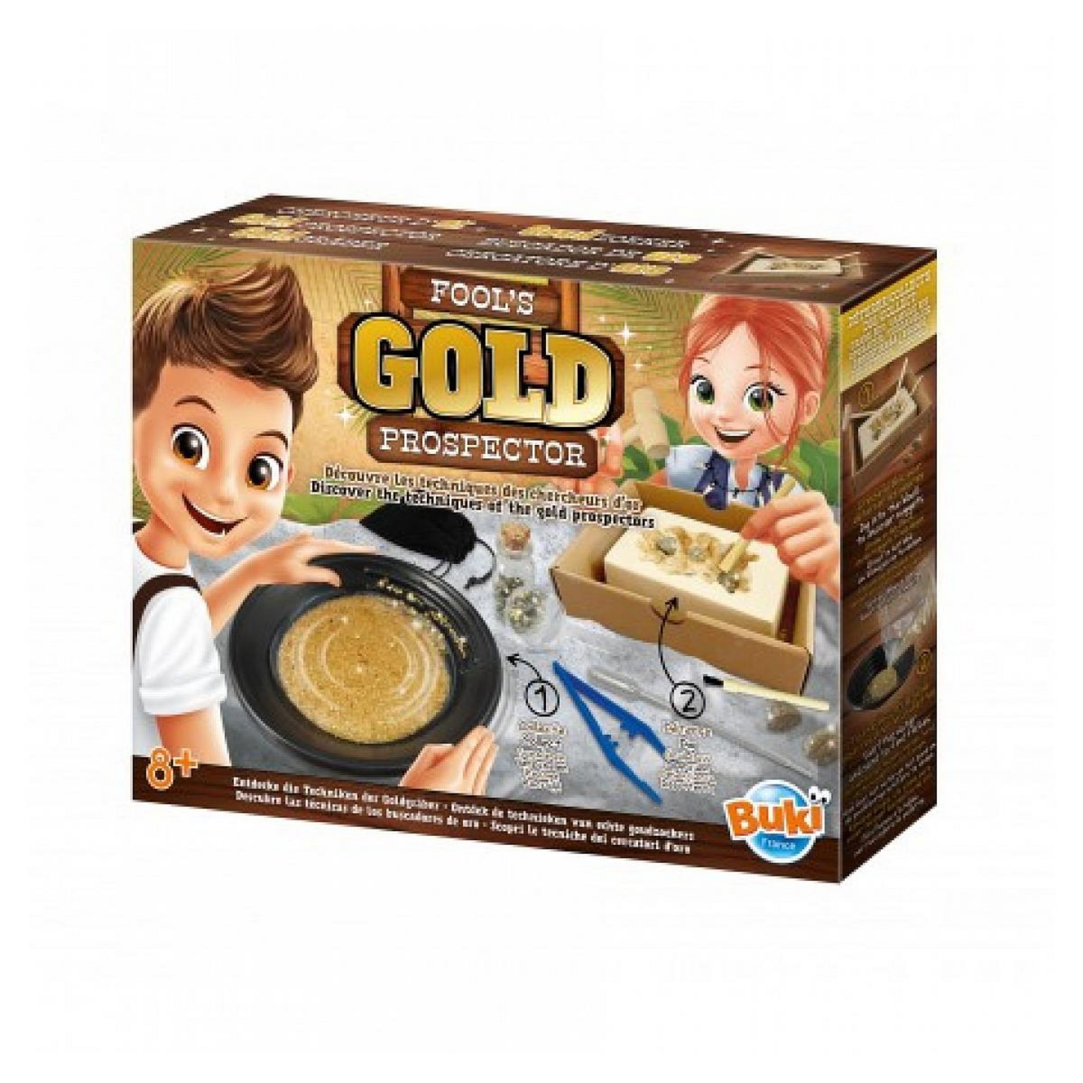 BUKI Jouet Chercheur d or avec outils