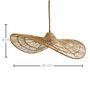 Voir la diapositive 5 : Lumisky Suspension nomade MARBELLA Bois Jute H14CM