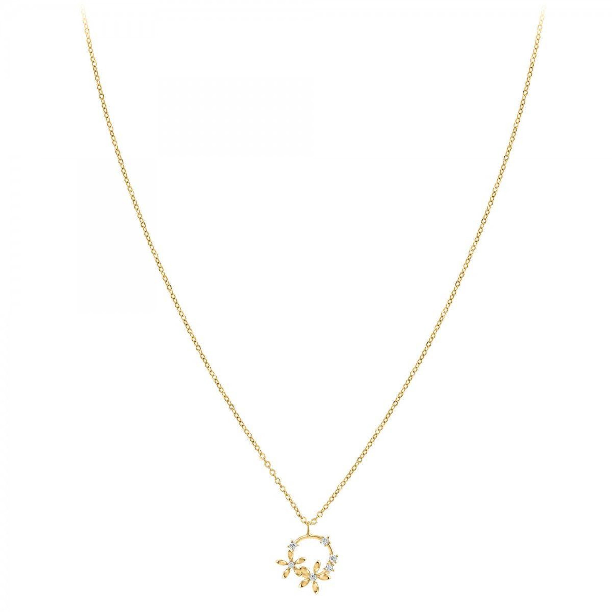 Voir la diapositive 3 : SC BOHEME Collier fleurs par SC Bohème orné de Zirconium