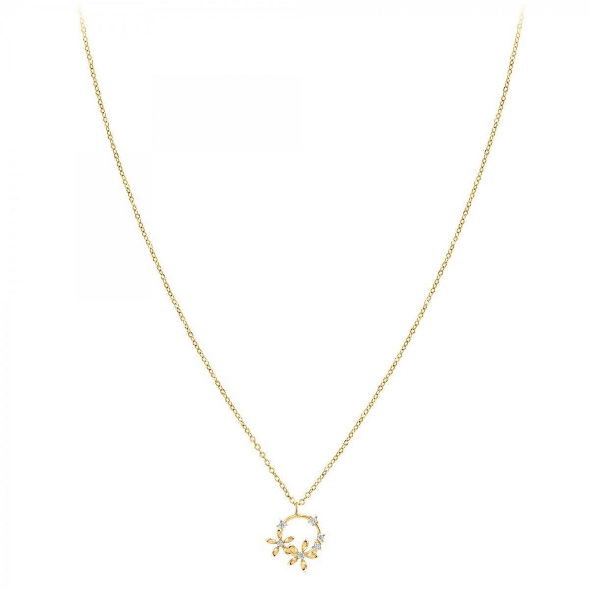 SC BOHEME Collier fleurs par SC Bohème orné de Zirconium