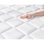 Voir la diapositive 2 : Matelas mémoire de forme et ressorts ensachés 80x190 cm LOURMARIN