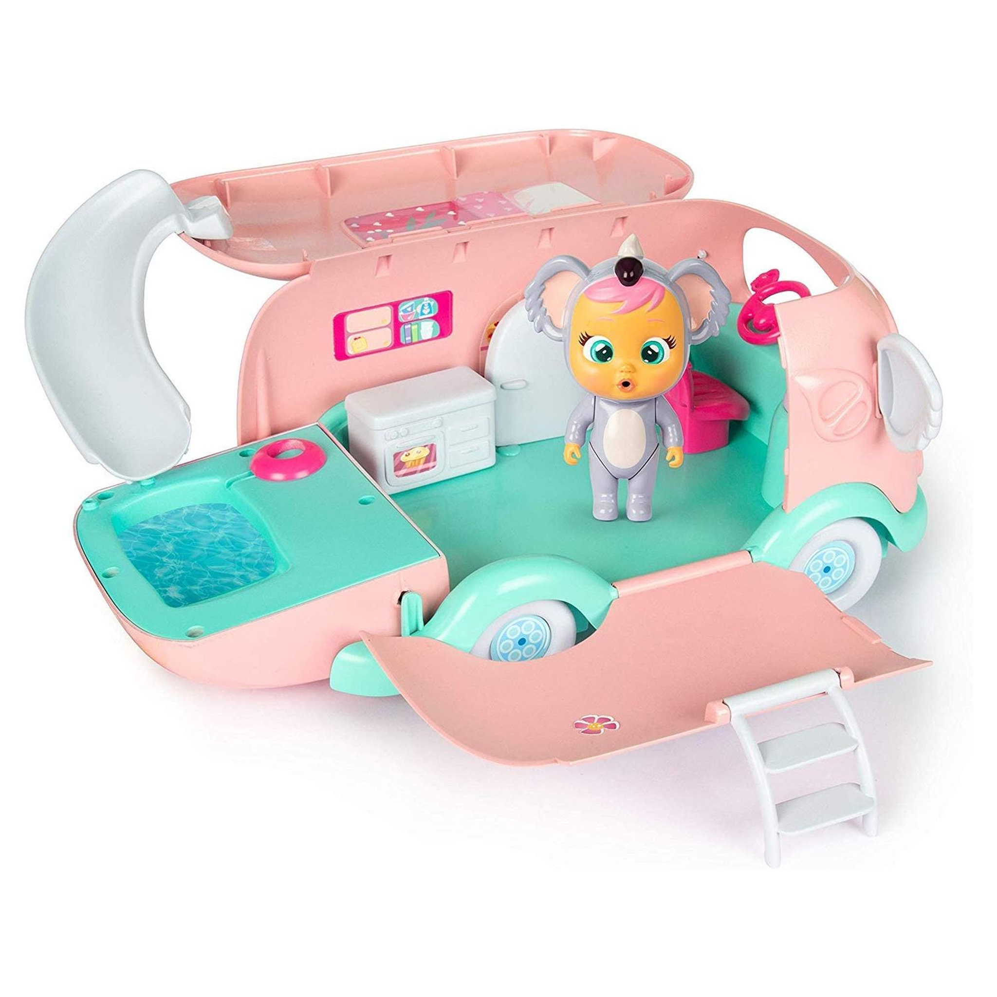 Voir la diapositive 3 : IMC TOYS Camping car de Koali Cry babies