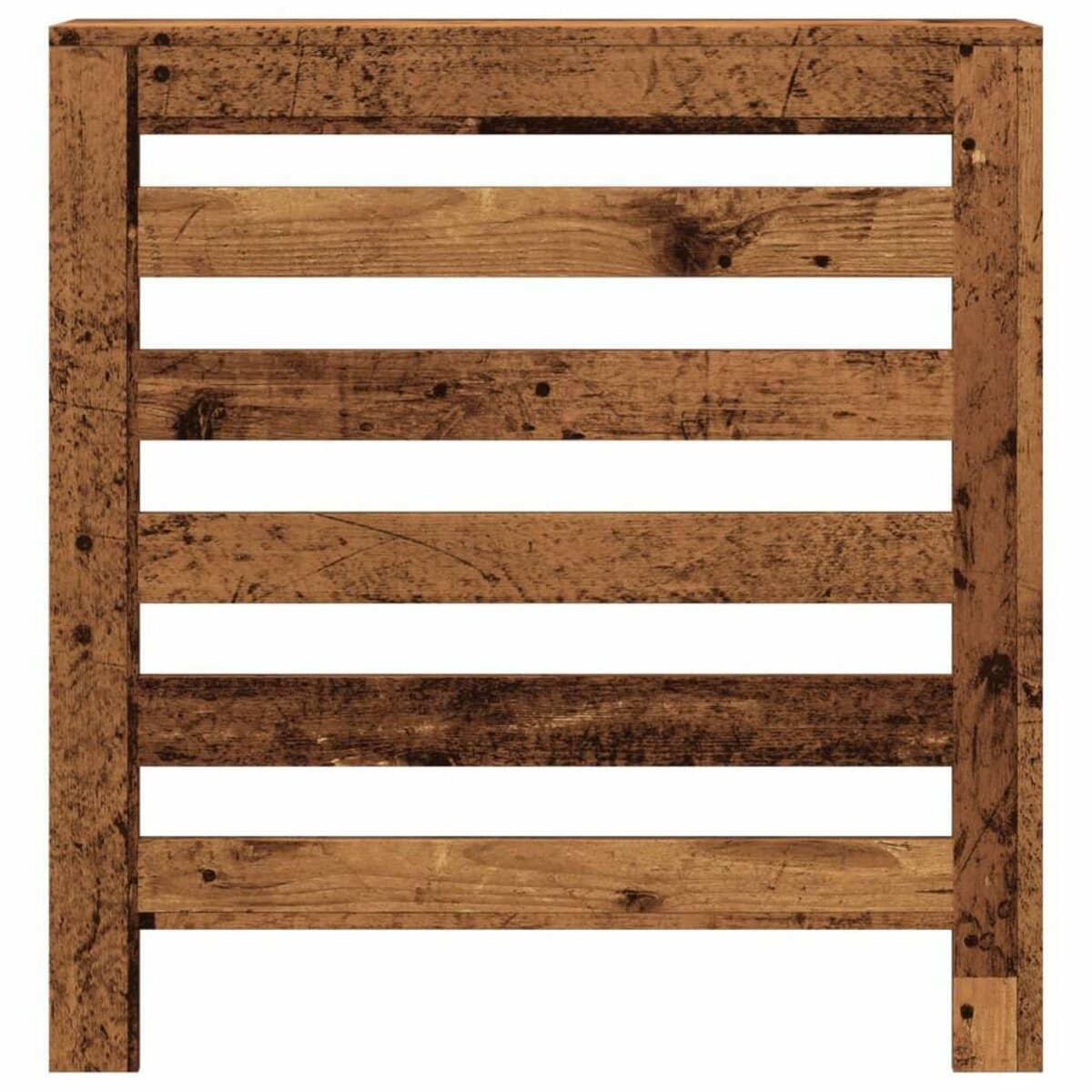 VIDAXL Cache-radiateur vieux bois 78x20x82 cm bois d'ingenierie