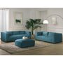 Voir la diapositive 3 : LISA DESIGN Stella - pouf en velours côtelé - style contemporain