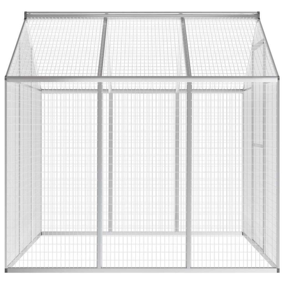 VIDAXL Voliere d'exterieur Aluminium 183 x 178 x 194 cm