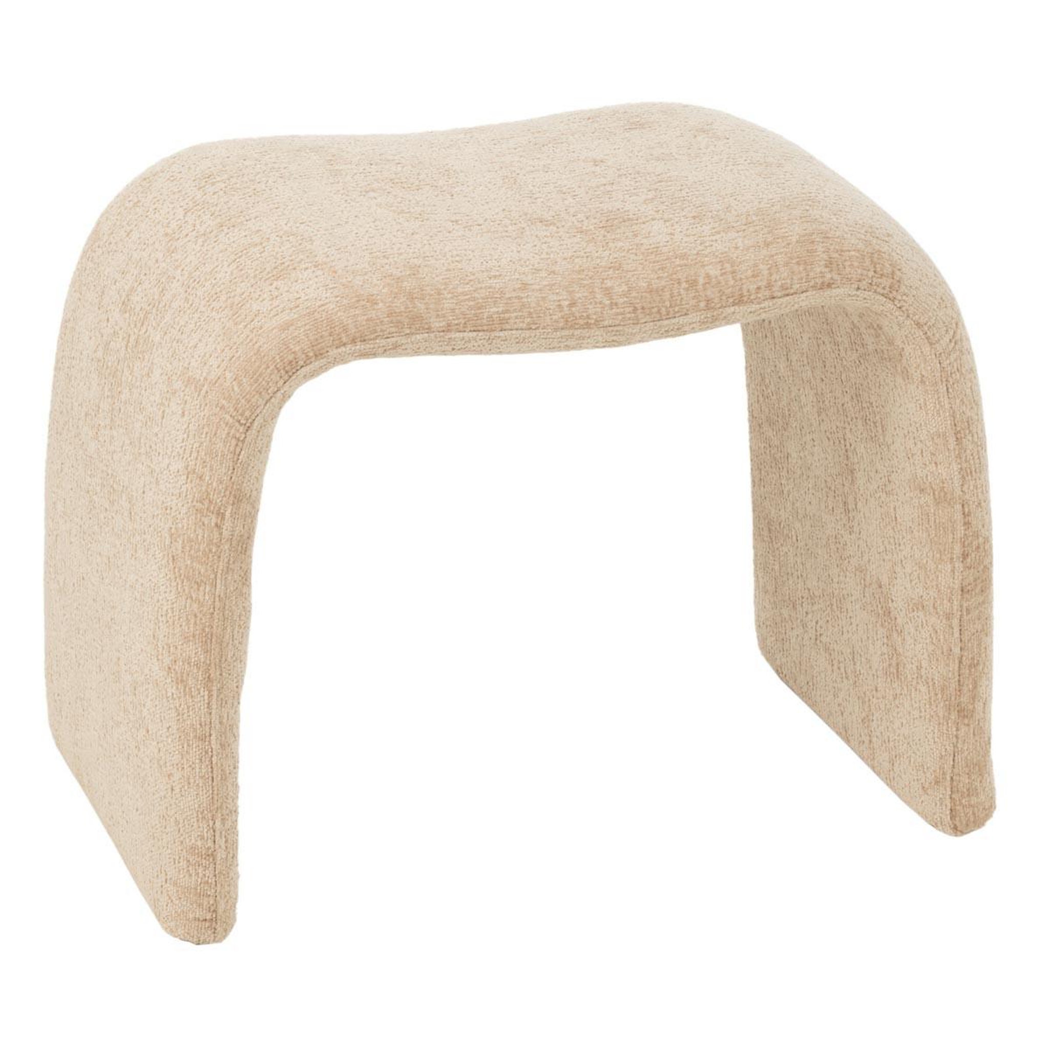 J-LINE Pouf design  anise  61cm beige