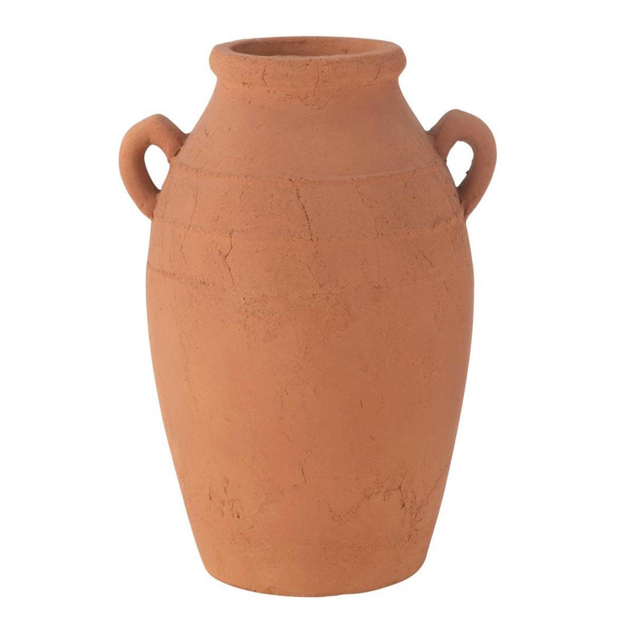 J-LINE Vase jarre en terre cuite  moke  47cm cuivre