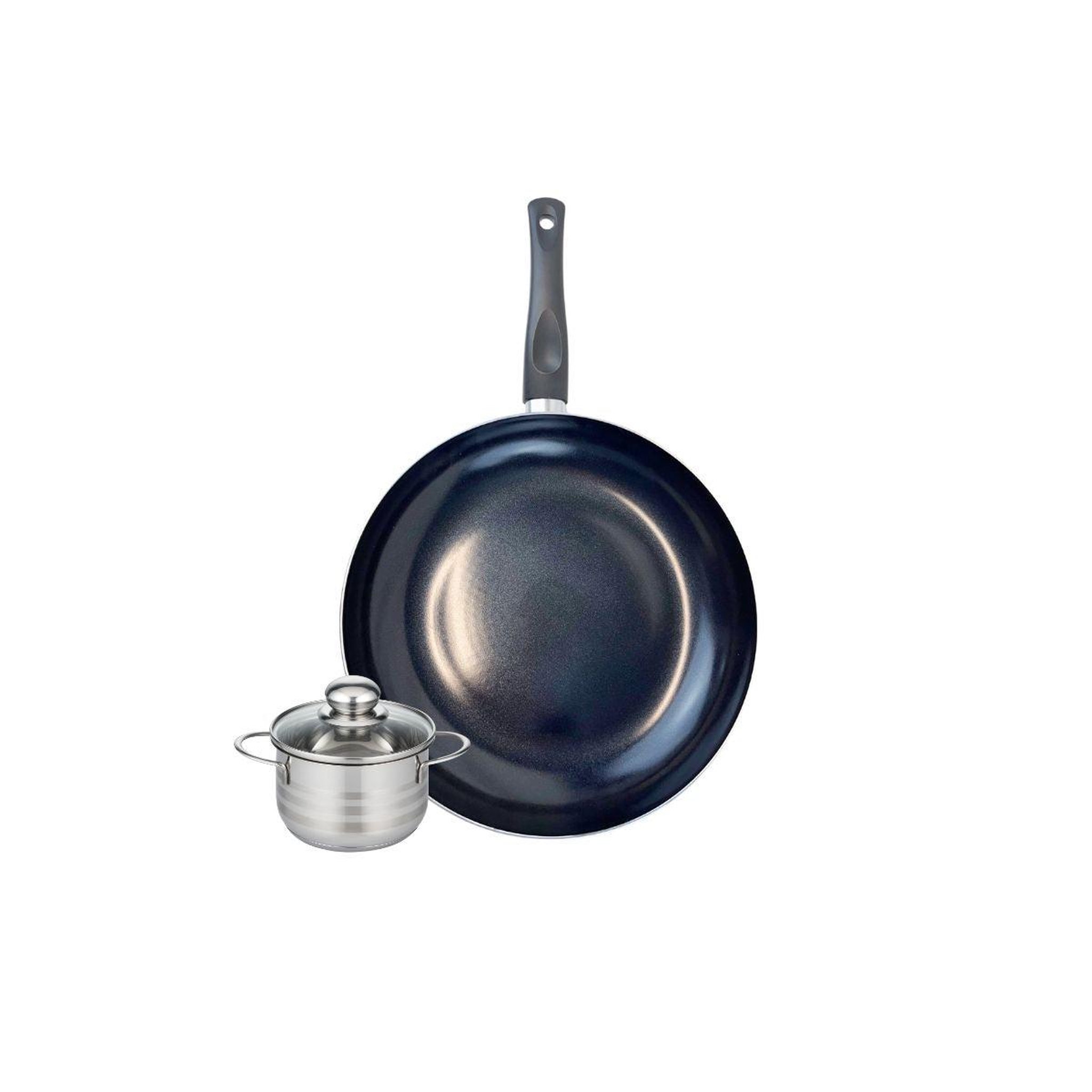 ELO Ensemble de 1 poêle de cuisson 32 cm et 1 faitout 14 cm elo prima brillant