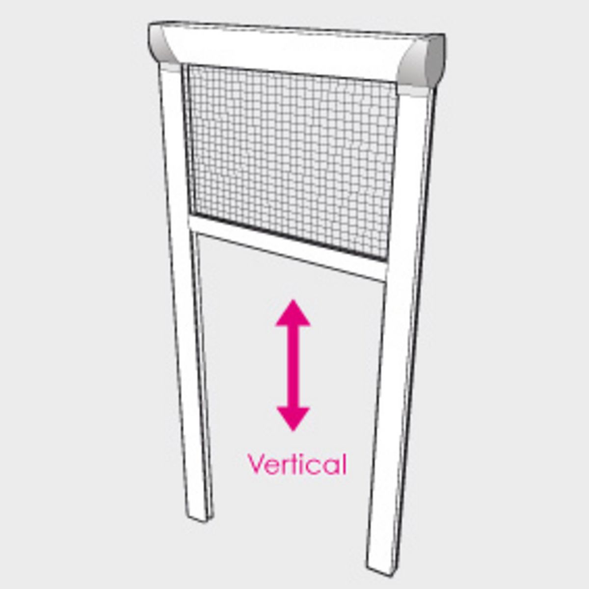 Moustiquaire enroulable en PVC L125 x H160cm