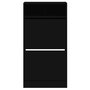 Voir la diapositive 5 : VIDAXL Armoire a chaussures noir 60x34x116 cm bois d'ingenierie