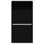 Voir la diapositive 5 : VIDAXL Armoire a chaussures noir 60x34x116 cm bois d'ingenierie
