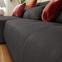 Voir la diapositive 3 : LISA DESIGN Onyx - canapé panoramique d'angle droit 7 places - en tissu