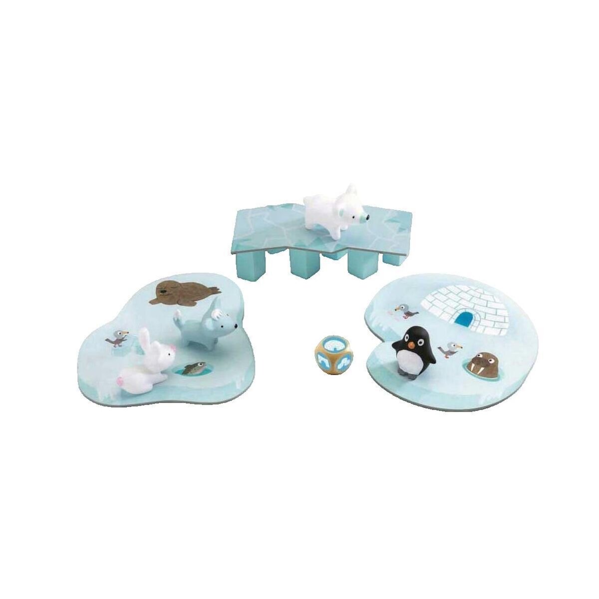 Djeco Jeu de société Djeco Little Cooperation bleu