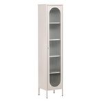 Paris Prix Vitrine Design en Métal  Cali  180cm Beige