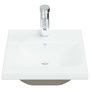 Voir la diapositive 3 : VIDAXL Lavabo encastre avec robinet 42x39x18 cm ceramique blanc