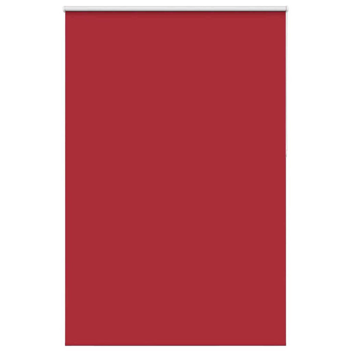 VIDAXL Store enrouleur occultant rouge largeur du tissu 151,6 cm