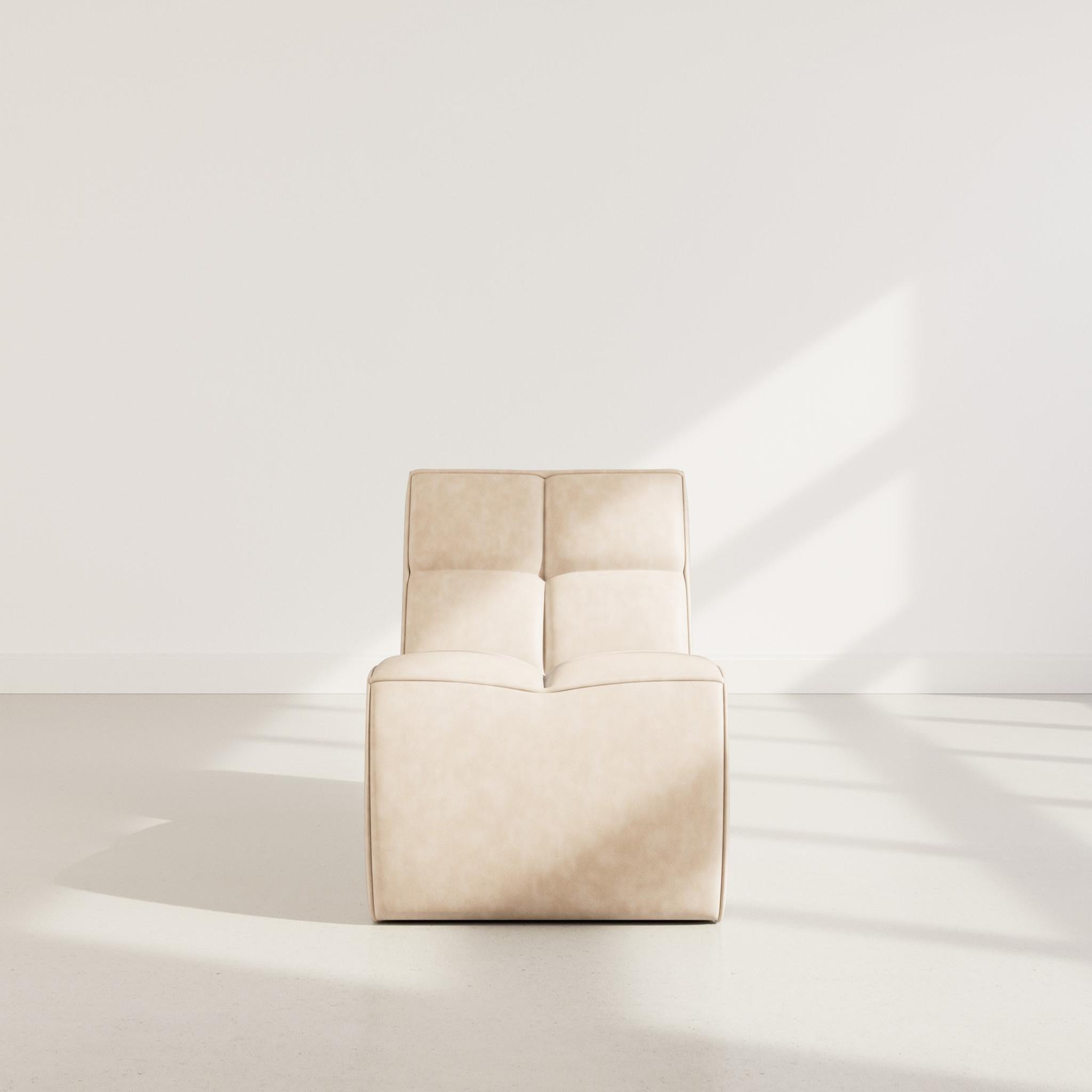 Voir la diapositive 2 : LISA DESIGN Alya - module d'assise en simili
