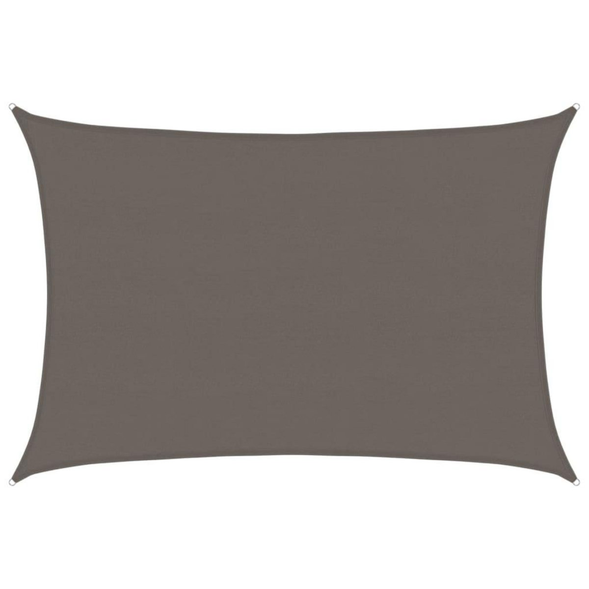 VIDAXL Voile d'ombrage 160 g/m^2 Anthracite 5x6 m PEHD