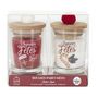 Voir la diapositive 5 : Paris Prix Lot de 2 Bougies Parfumées  Joyeuses Fêtes  45g Sapin