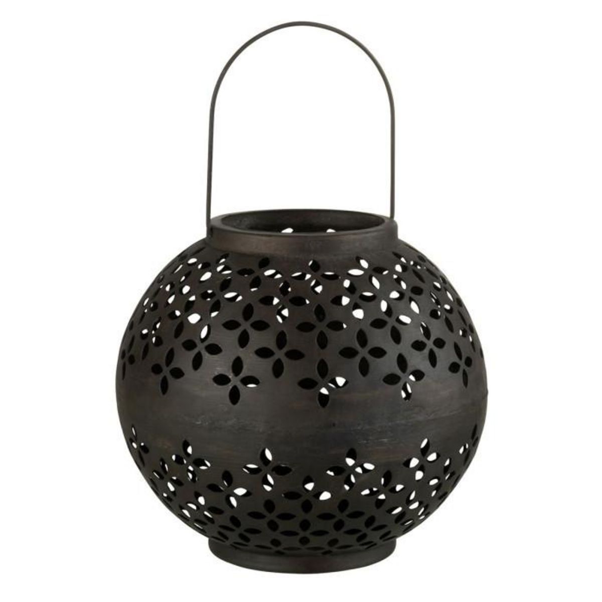 Paris Prix Lanterne Ronde Métal  Sévilla  30cm Noir Mat