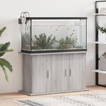 VIDAXL Support pour aquarium sonoma gris 101x41x58cm bois d ingénierie