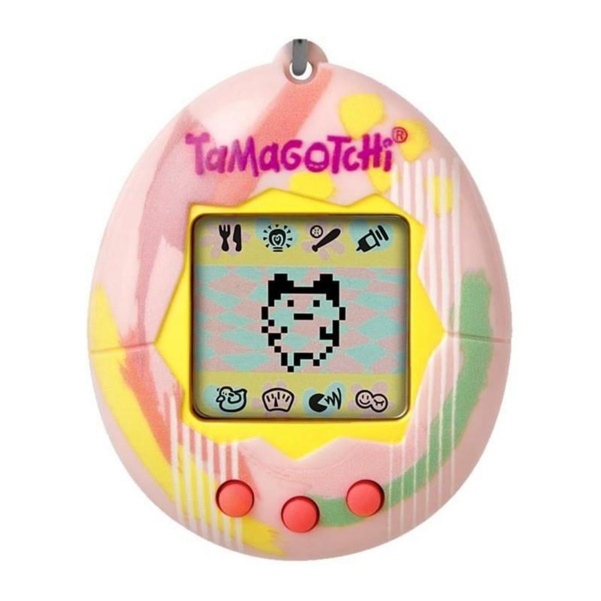 BANDAI Bandai - Tamagotchi - Tamagotchi original - Art Style - Animal électronique virtuel avec écran, 3 boutons et jeux - 42883