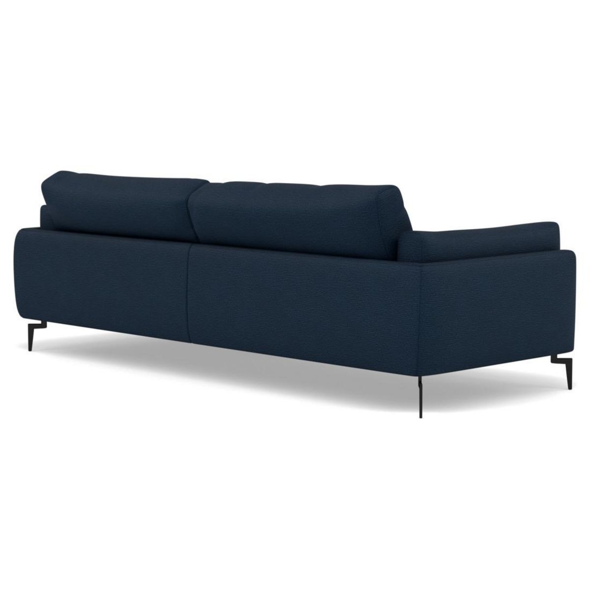 LISA DESIGN Carlos - canapé d'angle droit 4 places ultra moelleux en tissu texturé