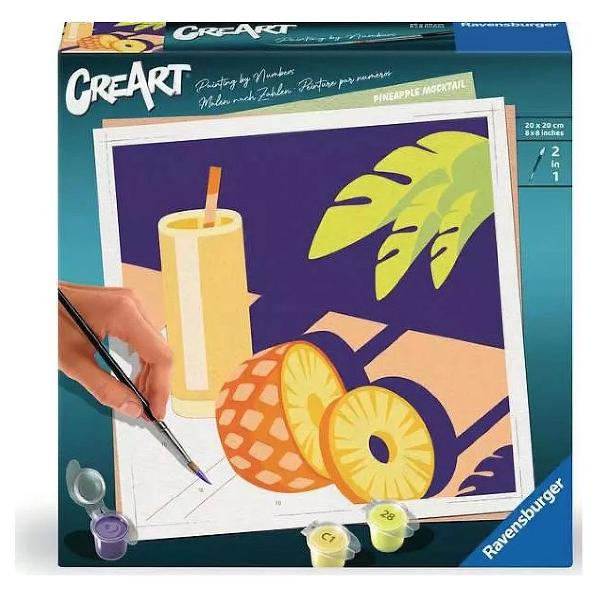 RAVENSBURGER CreArt 20x20cm - Drink Pineapple