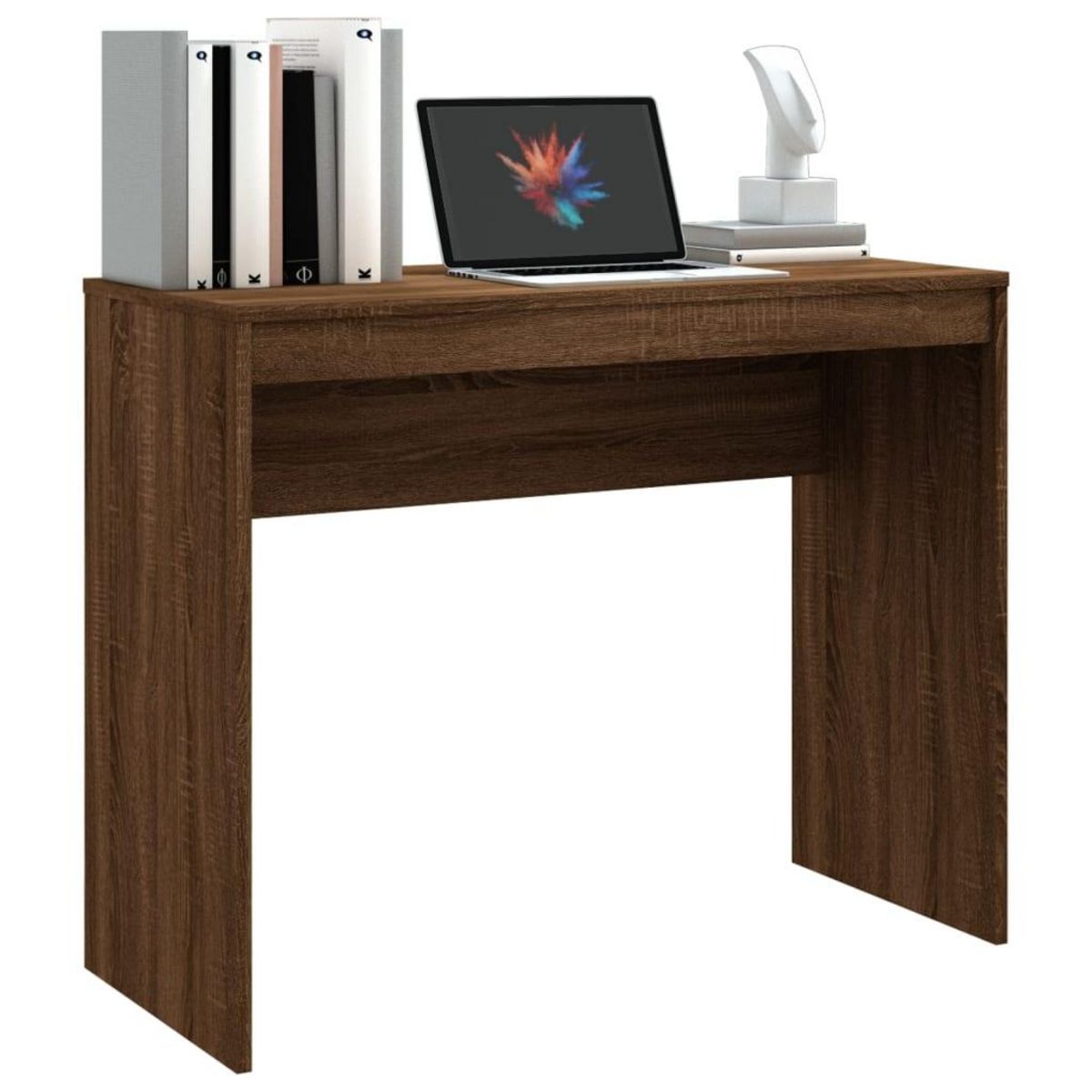 VIDAXL Bureau Chene marron 90x40x72 cm Bois d'ingenierie