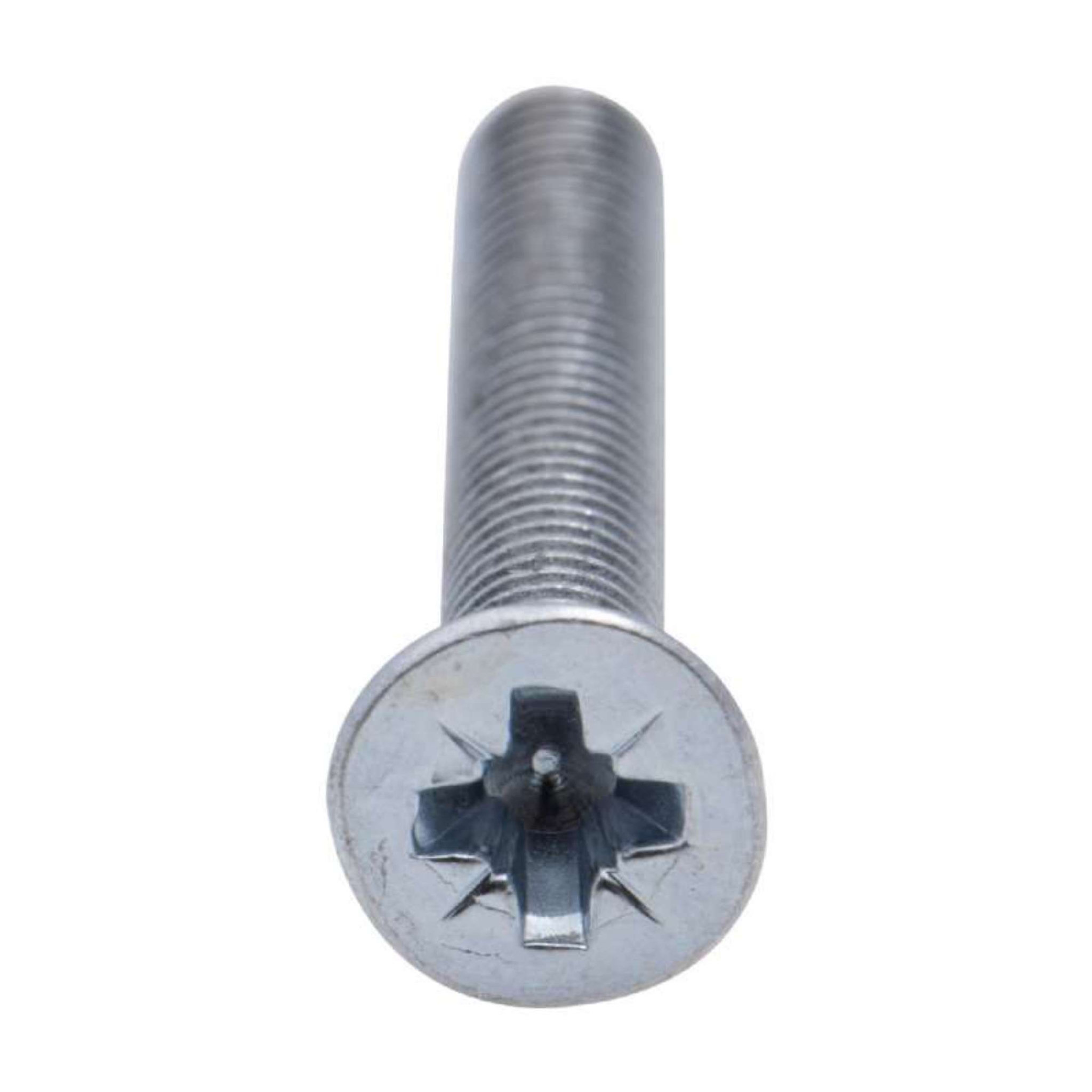 Voir la diapositive 2 :  Vis à métaux zinguée tête fraisée PZ cruciforme Vissal Ø 4x20 mm  lot de 14 vis+écrou