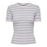 JACQUELINE DE YONG T Shirt Blanc/ Femme JDY Lada. Coloris disponibles : Bleu