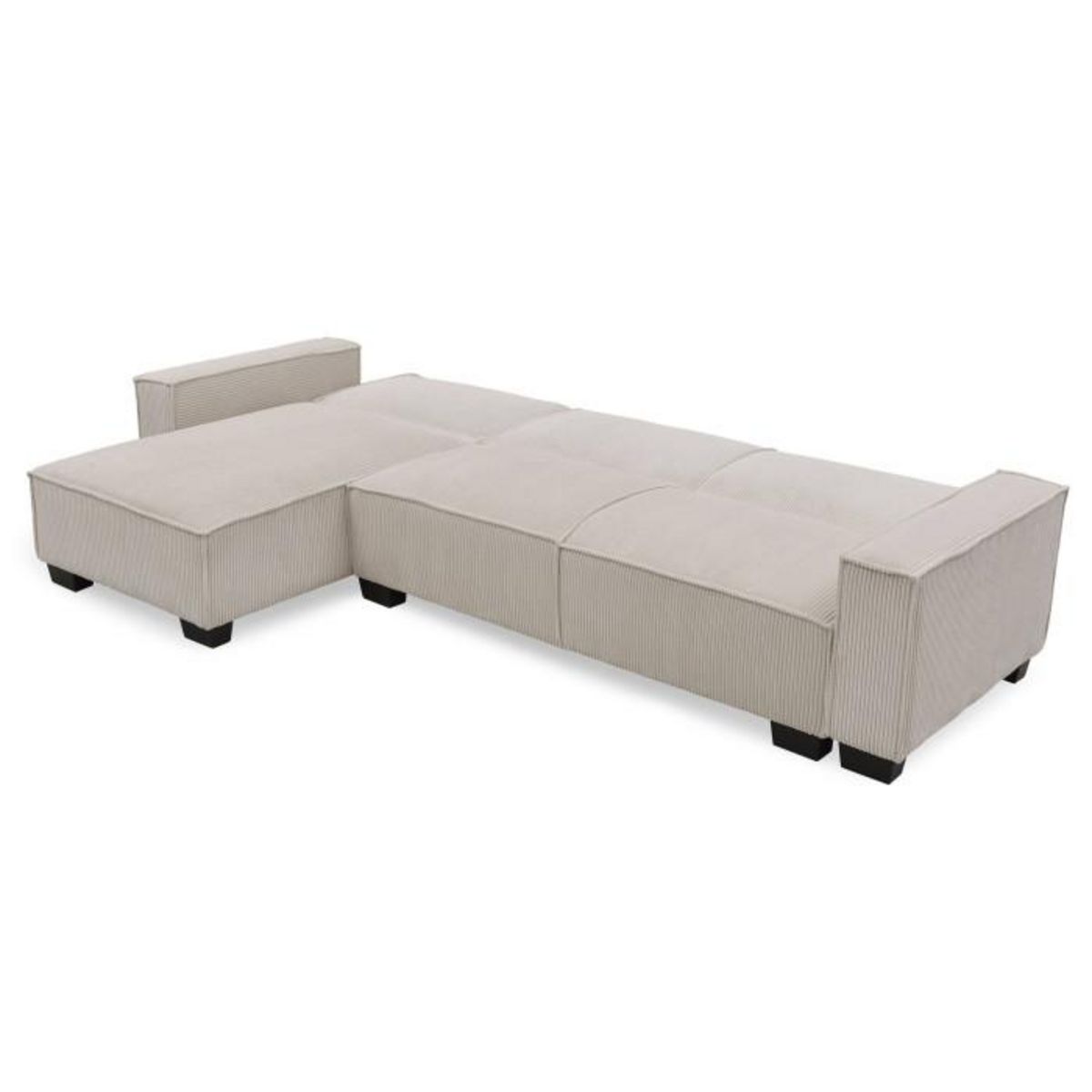Paris Prix Canapé d'Angle Réversible Convertible  Hester  293cm Beige