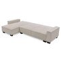 Voir la diapositive 3 : Paris Prix Canapé d'Angle Réversible Convertible  Hester  293cm Beige