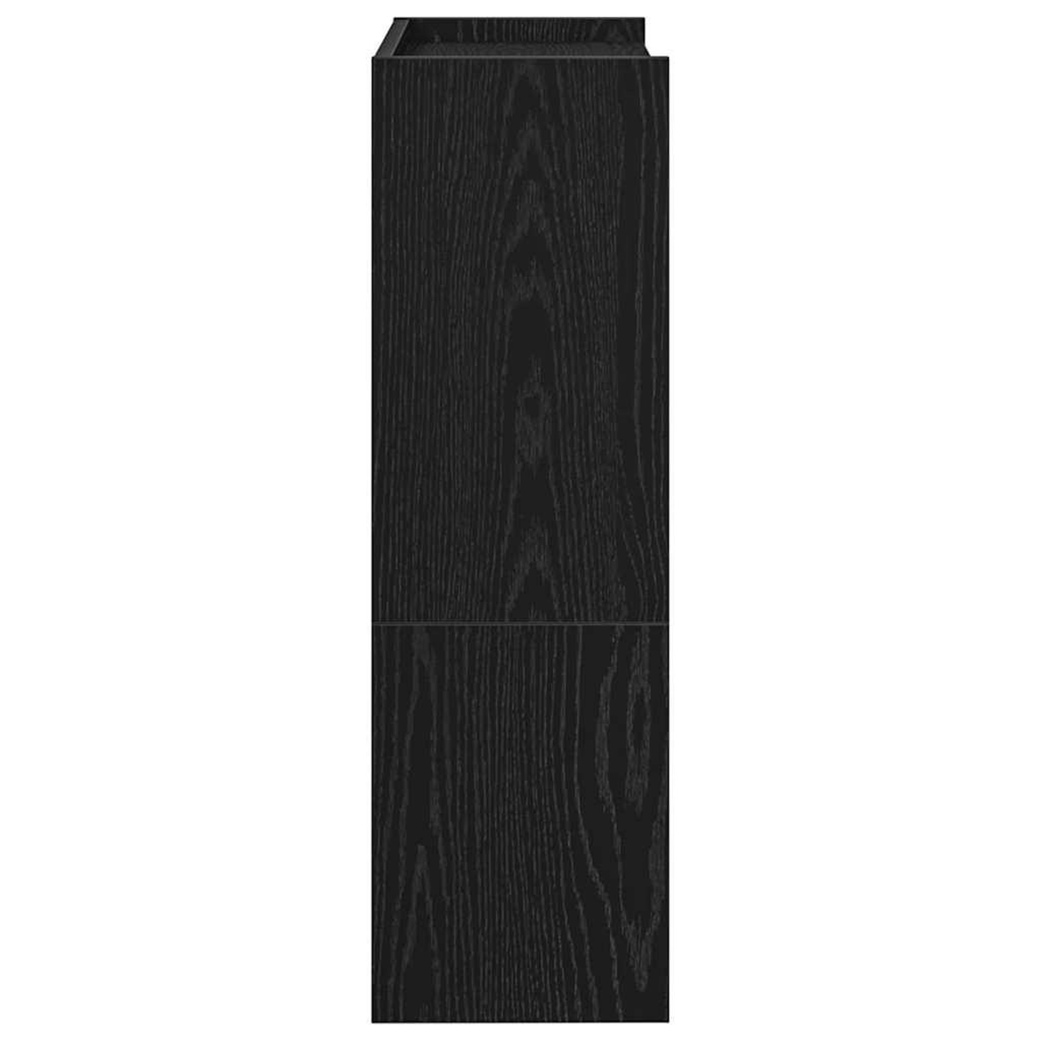 Voir la diapositive 5 : VIDAXL Etagere a chaussures noir 60x25x81 cm bois d'ingenierie
