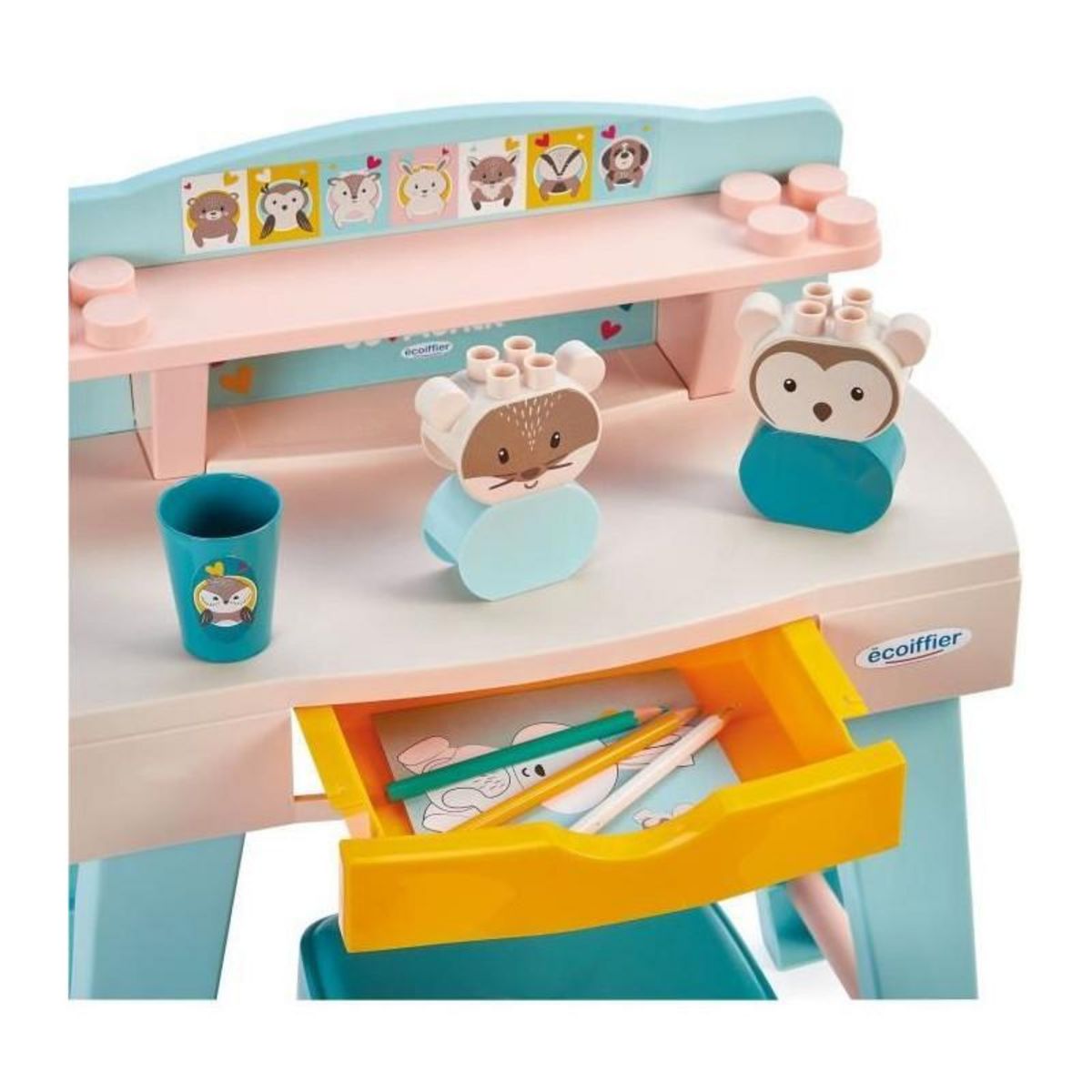 Ecoiffier ECOIFFIER 7924 BB Abrick - Mon premier bureau - 12 mois - Bien install pour travailler