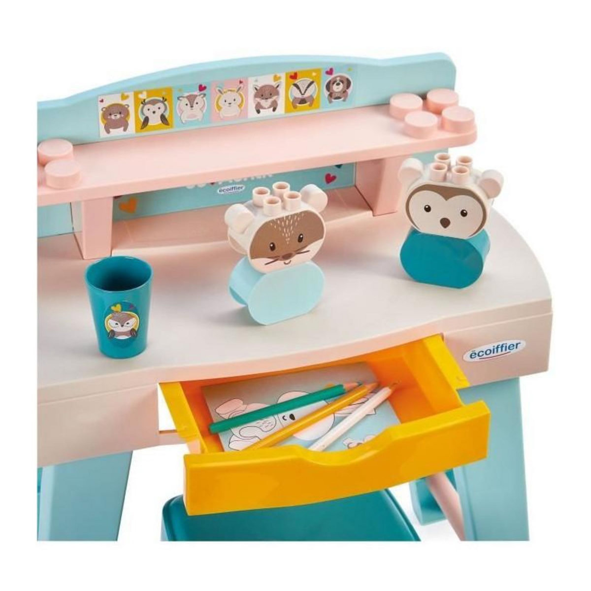 Ecoiffier ECOIFFIER 7924 BB Abrick - Mon premier bureau - 12 mois - Bien install pour travailler