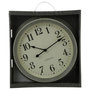 Voir la diapositive 2 : ATMOSPHERA Horloge Murale Vintage  Brossé  35cm Gris