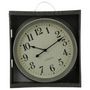 Voir la diapositive 2 : ATMOSPHERA Horloge Murale Vintage  Brossé  35cm Gris