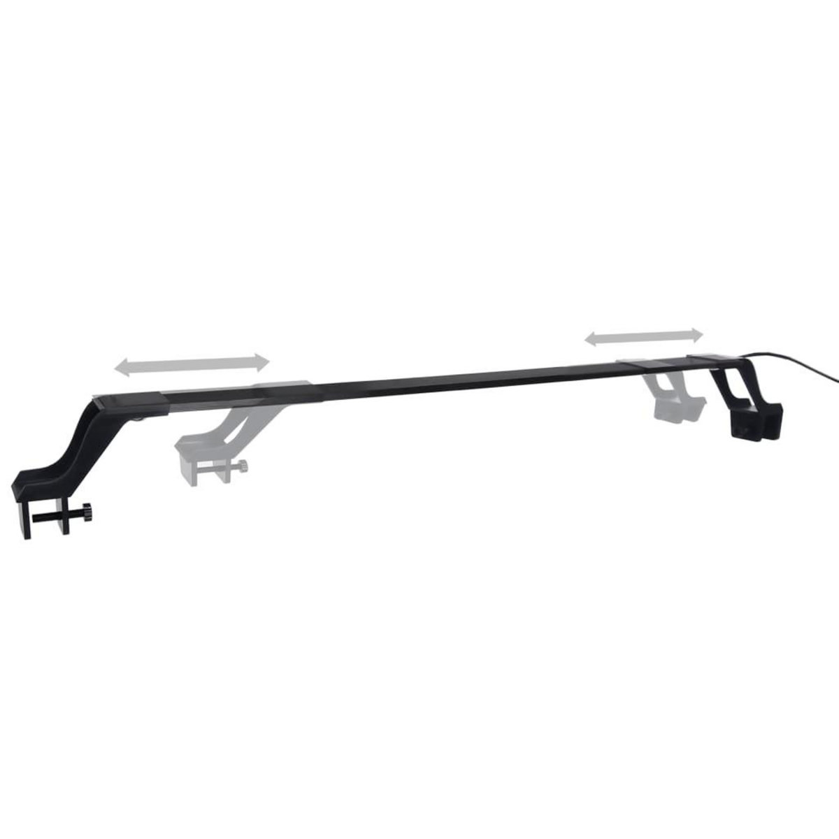 VIDAXL Lampe a LED d'aquarium avec pinces 55-70 cm Bleu et blanc