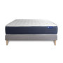 Voir la diapositive 3 : ACTISOM Ensemble matelas Mémoire de forme ACTIMEMO SLEEP 120x190 5zones de confort + sommier KIT gris