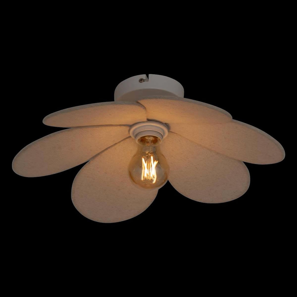 ATMOSPHERA Applique Murale en Lin  Naya  40cm Beige