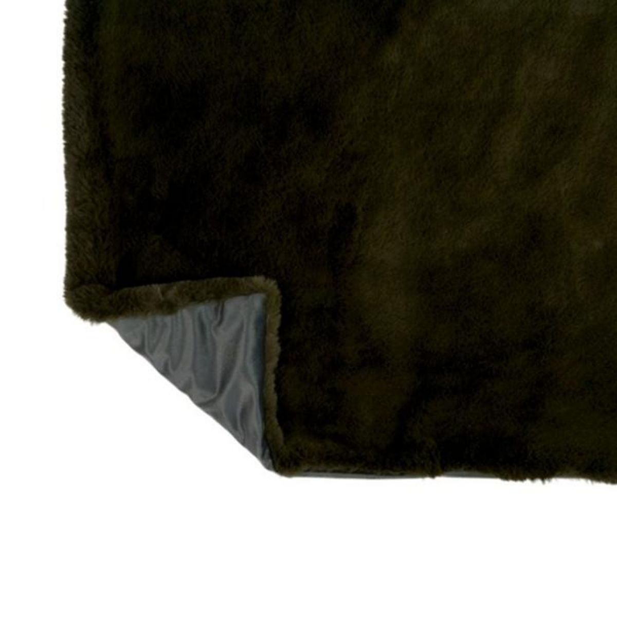 Paris Prix Plaid Imitation Fourrure  Cutie  130x180cm Vert Kaki