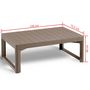 Voir la diapositive 3 : Keter Keter Table de jardin Lyon Cappuccino