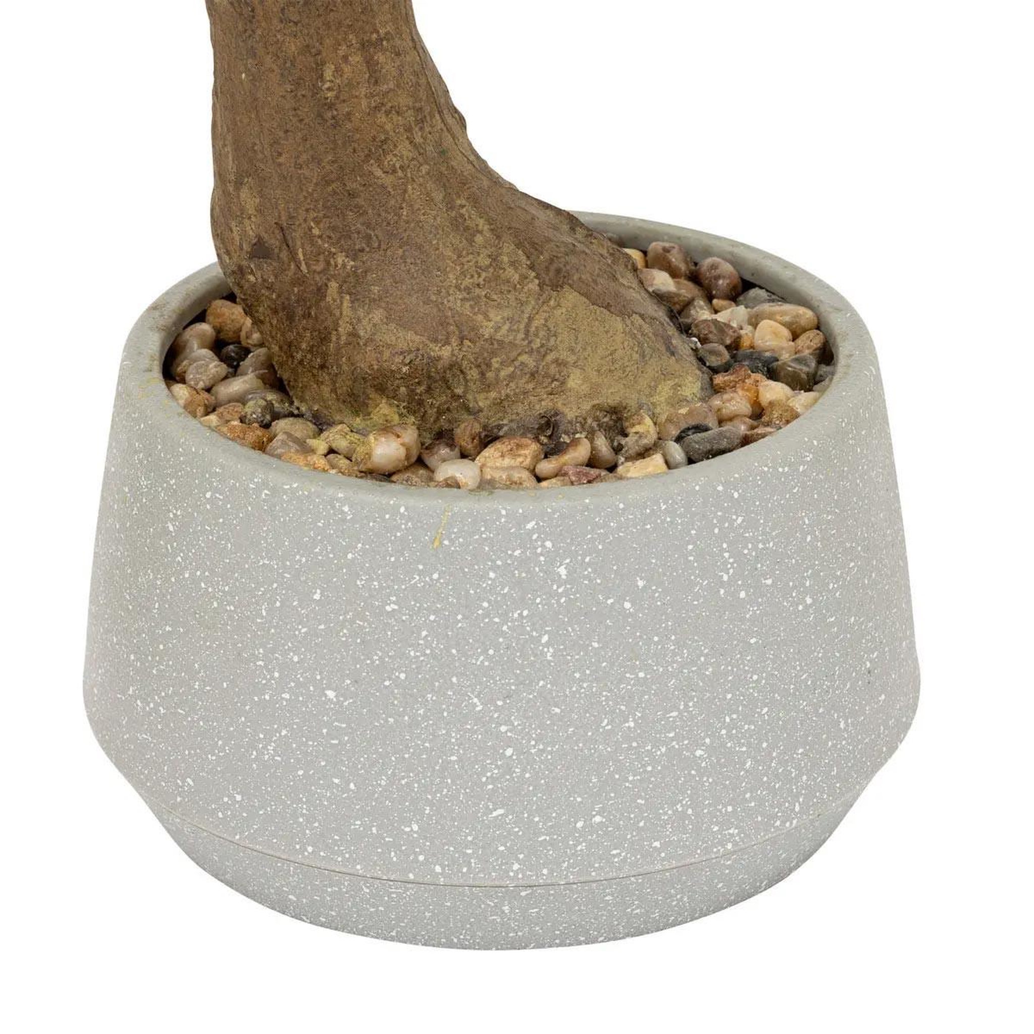 Voir la diapositive 3 : ATMOSPHERA Bonsaï artificiel en pot  polin  60cm vert