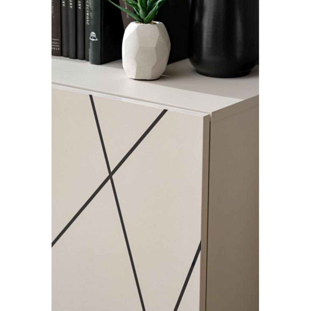 Paris Prix Ensemble Meuble TV 2P  Geo  180cm Beige