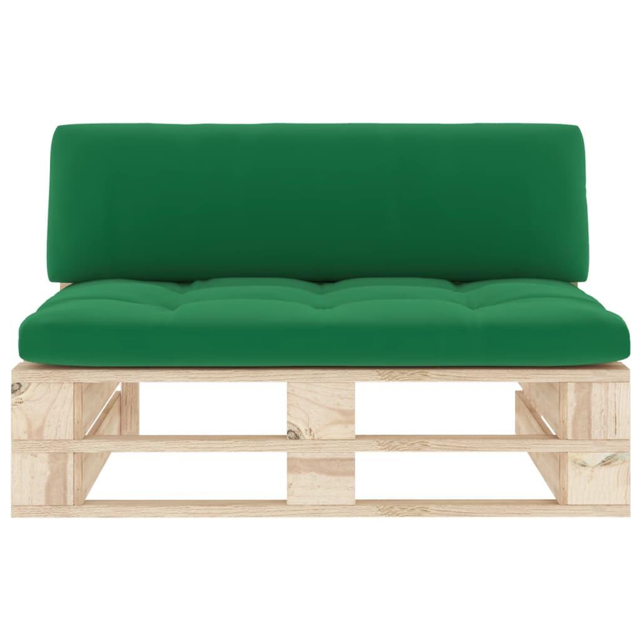 Voir la diapositive 3 : VIDAXL Canape central palette de jardin bois de pin impregne