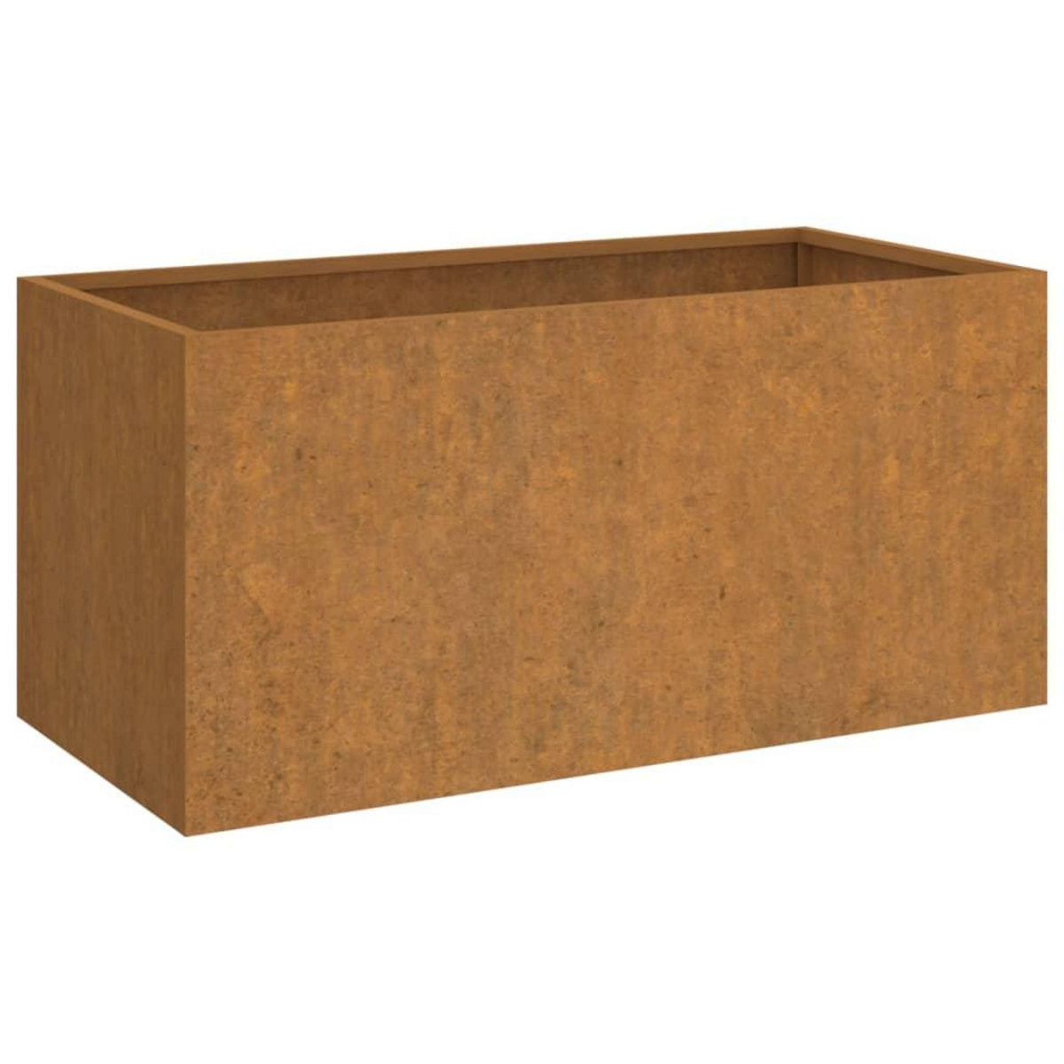 VIDAXL Jardiniere 62x30x29 cm acier corten