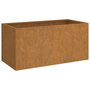 Voir la diapositive 2 : VIDAXL Jardiniere 62x30x29 cm acier corten