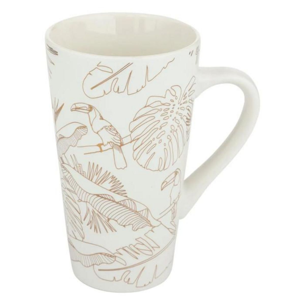 SECRET DE GOURMET Lot de 2 Mugs  Toucan  50cl Blanc
