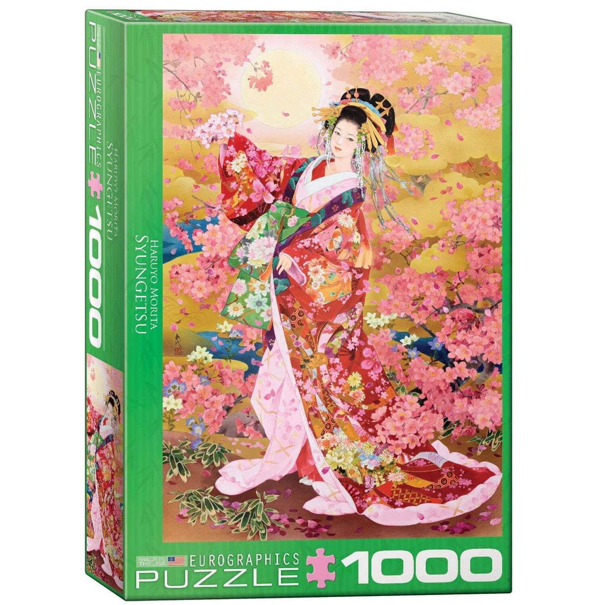 Voir la diapositive 2 : Eurographics Puzzle 1000 pièces : Syungetsu, Haruyo Morita